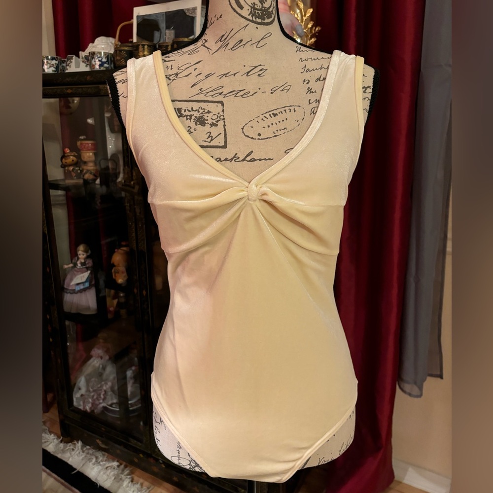 Shape FX Velour Bodysuit